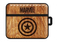 Marvel Wood Armor Series AirPods Case - Captain America