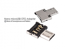 Nano microUSB OTG Adapter