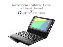 Google Nexus 7 (2013) Reclosable Fastener Case with Bluetooth Keyboard