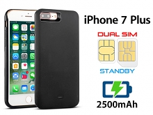3-In-1 Dual SIM Card Power Jacket for iPhone 7 Plus