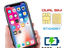 3-In-1 Dual SIM Card Power Jacket for iPhone X