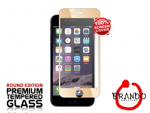 Brando Workshop Full Screen Coverage Glass Protector (iPhone 6 Plus) - Gold