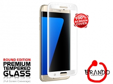 Brando Workshop Full Screen Coverage Curved Glass Protector (Samsung Galaxy S7 edge) - White