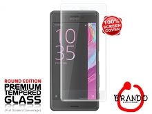 Brando Workshop Full Screen Coverage Curved Glass Protector (Sony Xperia X Performance) - Transparent