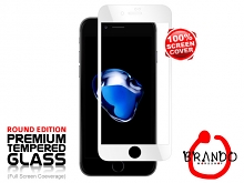 Brando Workshop Full Screen Coverage Glass Protector (iPhone 7) - White