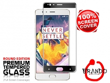 Brando Workshop Full Screen Coverage Curved Glass Protector (OnePlus 3T) - Black