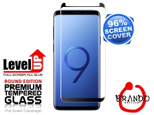 Brando Workshop 96% Half Coverage Curved Glass Protector (Samsung Galaxy S9+) - Black