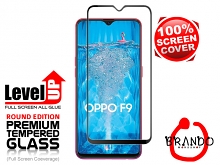 Brando Workshop Full Screen Coverage Glass Protector (OPPO F9) - Black