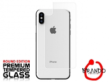 Brando Workshop Premium Tempered Glass Protector (Rounded Edition) (iPhone XS (5.8) - Back Cover)