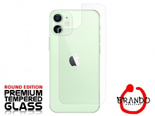 Brando Workshop Premium Tempered Glass Protector (Rounded Edition) (iPhone 12 mini (5.4) - Back Cover)