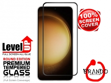 Brando Workshop Full Screen Coverage Glass Protector (Samsung Galaxy S23+) - Black