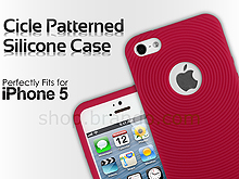 iPhone 5 / 5s / SE Cicle Patterned Silicone Case