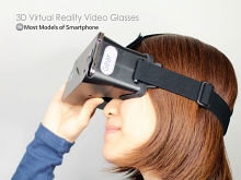 3D Virtual Reality Video Glasses