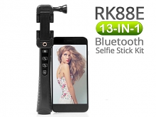 RK88E 13-in-1 Bluetooth Selfie Stick Kit