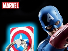 Smart Grip MARVEL Finger Ring Mount Stand Holder - Captain America