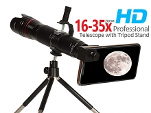 Universal 16-35X Zoom HD Telescope with Tripod Stand