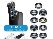 11-in-1 Smartphone Camera Optical Filter Lens Kits with Clip