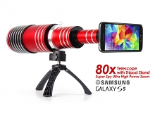 Samsung Galaxy S5 Super Spy Ultra High Power Zoom 80X Telescope with Tripod Stand