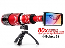 Samsung Galaxy S6 Super Spy Ultra High Power Zoom 80X Telescope with Tripod Stand