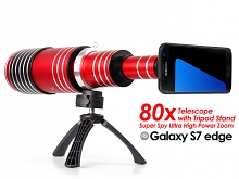 Samsung Galaxy S7 edge Super Spy Ultra High Power Zoom 80X Telescope with Tripod Stand