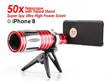iPhone 8 Super Spy Ultra High Power Zoom 50X Telescope with Tripod Stand