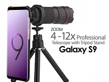 Professional Samsung Galaxy S9 4-12x Zoom Telescope with Tripod Stand