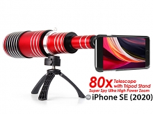 iPhone SE (2020) Super Spy Ultra High Power Zoom 80X Telescope with Tripod Stand
