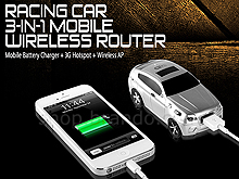 Racing Car 3-in-1 Mobile Wireless Router