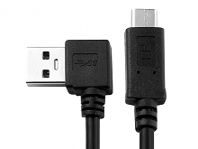 USB 3.0 A Male (Left 90°) to USB 3.1 Type-C Short Cable