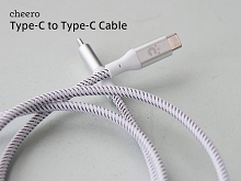 Cheero Type-C to Type-C Cable