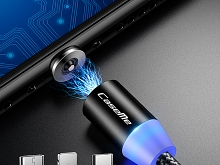 Type-C Magnetic LED Charging Cable