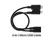 2-in-1 Micro USB Cable