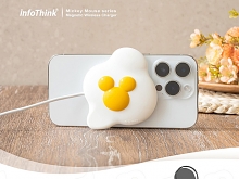 infoThink Mickey Poached Egg Magnetic Wireless Charger