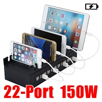 22-Port USB Charger with Stand