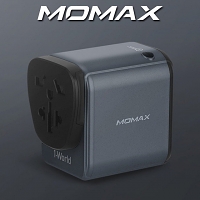 Momax 1-World AC Travel Adapter (Type-C PD + 3 USB)