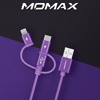 Momax One Link 3-in-1 Fast Charge Sync USB cable