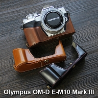 Olympus OM-D E-M10 Mark III Half-Body Leather Case Base