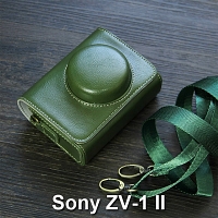 Sony ZV-1 II Leather Case with Leather Strap