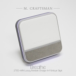 M.Craftsman Breathe - Luxury Portable Charger 2750mAh