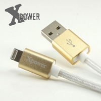 Xpower MFI Aluminium Alloy Lightning Nylon Cable