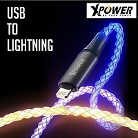 Xpower GWAL Luminous Aluminum Alloy USB to Lightning Sync & Charging Cable