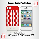 Bossed Tetris Plastic Case for iPhone 4/4S