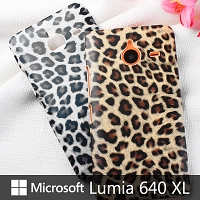 Microsoft Lumia 640 XL Leopard Stripe Back Case