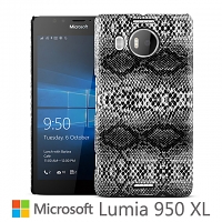 Microsoft Lumia 950 XL Faux Snake Skin Back Case