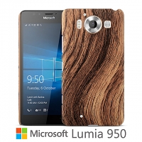 Microsoft Lumia 950 Woody Patterned Back Case