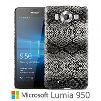 Microsoft Lumia 950 Faux Snake Skin Back Case