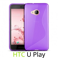 HTC U Play Wave Plastic Back Case