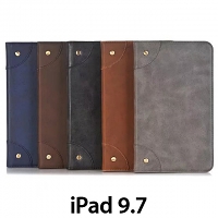 iPad 9.7 Retro Leather Book Case