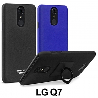 Imak Marble Pattern Back Case for LG Q7