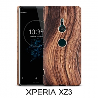 Sony Xperia XZ3 Woody Patterned Back Case